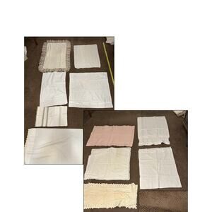 Vintage Pillow Cases Lot of 11 Pieces.